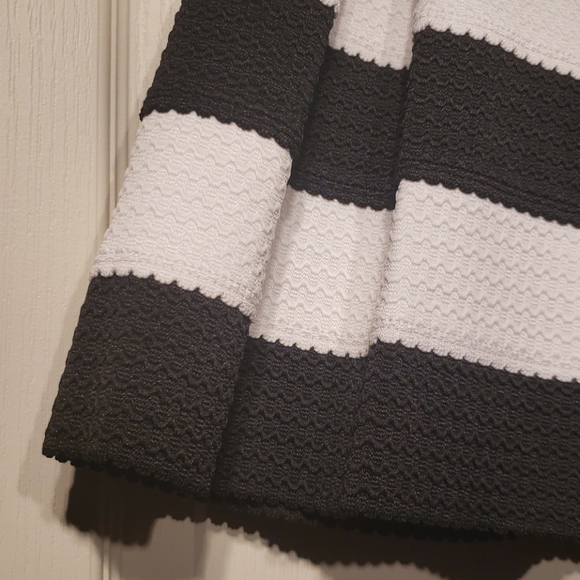 Honey punch black and white stripe skirt - Picture 2 of 6